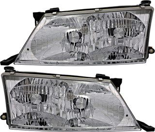 1998-1999 Toyota Avalon Headlights Driver Left and Passenger Right Side Halogen