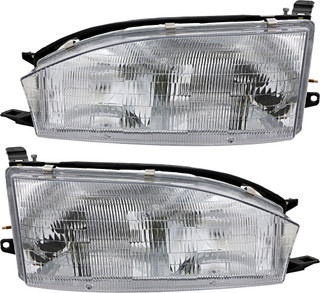 1992-1994 Toyota Camry Headlights Driver Left and Passenger Right Side Halogen USA Built