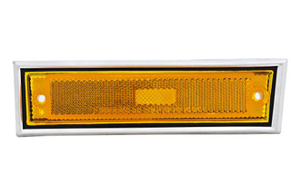 1981-1991 GMC C3500 Corner Light Driver Left Side With Chrome Trim