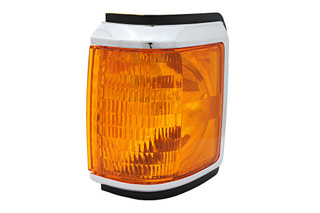 1987-1991 Ford Bronco Corner Light Driver Left Side With Chrome & Black Trim