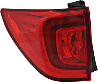 2016-2018 Honda Pilot Tail Light Driver Left Side