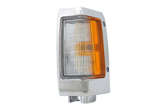 1990-1997 Nissan D21 Corner Light Driver Left Side Chrome Trim