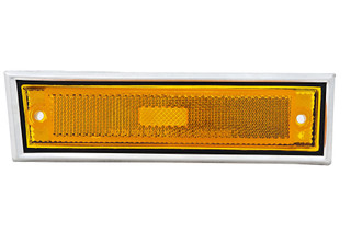 1981-1991 GMC C2500 Corner Light Passenger Right Side With Chrome Trim