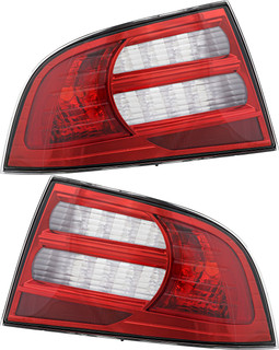 2007-2008 Acura TL Tail Light Driver Left and Passenger Right Side Base/Navigation Model Only