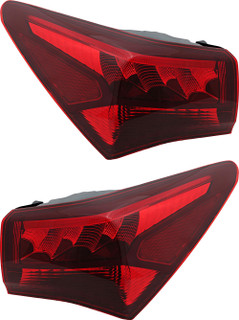 2015-2017 Acura TLX Tail Light Driver Left and Passenger Right Side