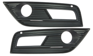 2013 Audi A4 Fog Light Trim Driver Left and Passenger Right Side Without Adaptive Cruise Control