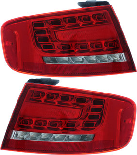 2009-2012 Audi A4 Tail Light Driver Left and Passenger Right Side LED