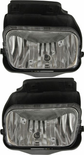 2004-2007 Chevrolet Silverado 2500 Fog Light Driver Left and Passenger Right Side