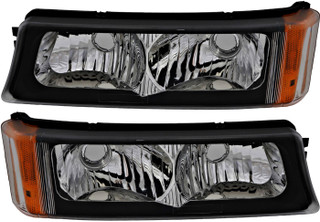 2003-2007 Chevrolet Silverado 2500 Parking Light Driver Left and Passenger Right Side Without Body Cladding