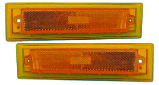 1981-1991 Chevrolet C2500 Corner Light Driver Left and Passenger Right Side Without Chrome Trim