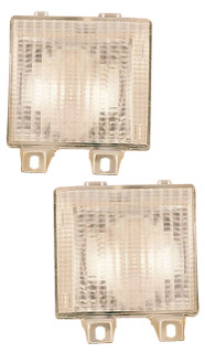 1983-1988 Chevrolet Suburban Parking Light Driver Left and Passenger Right Side For Models With Dual Headlights