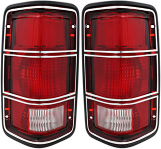 1981-1987 Dodge D250 Tail Light Driver Left and Passenger Right Side CH2800117
