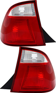 2005-2007 Ford Focus Tail Light Driver Left and Passenger Right Side