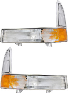 2002-2004 Ford F350 Parking Light Driver Left and Passenger Right Side