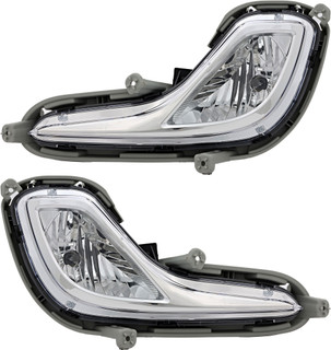 2012-2017 Hyundai Accent Sedan Fog Light Driver Left and Passenger Right Side