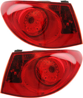 2007-2010 Hyundai Elantra Tail Light Driver Left and Passenger Right Side