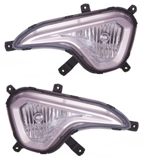 2013-2016 Hyundai Santa Fe Fog Light Driver Left and Passenger Right Side