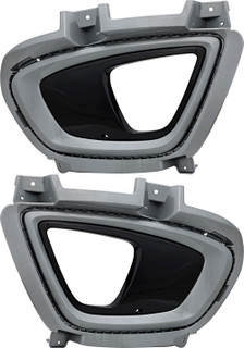 2016-2018 Kia Sorento EX/L/LX Fog Light Cover Driver Left and Passenger Right Side With Fog Light Hole