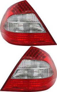 2007-2009 Mercedes Benz E Class Tail Light Driver Left and Passenger Right Side With Appearance Package