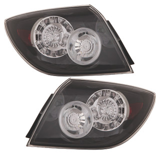 2005-2009 Mazda 3 Hatchback Tail Light Driver Left and Passenger Right Side LED