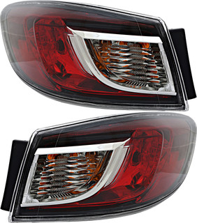 2010-2013 Mazda 3 Sedan Tail Light Driver Left and Passenger Right Side