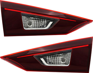 2014-2016 Mazda 3 Sedan Inner Tail Light Driver Left and Passenger Right Side Mexico Built