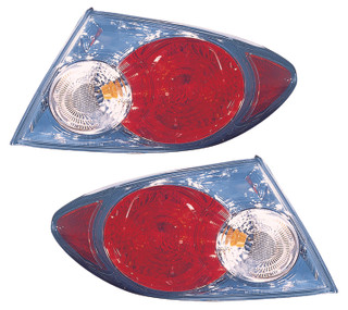 2006-2008 Mazda 6 Tail Light Driver Left and Passenger Right Side Excluding Turbo