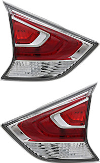 2014-2016 Nissan Rogue Inner Tail Light Driver Left and Passenger Right Side