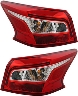 2016-2019 Nissan Sentra Tail Light Driver Left and Passenger Right Side