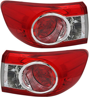 2011 Toyota Corolla Tail Light Driver Left and Passenger Right Side Japan Built