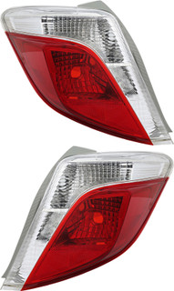 2012-2014 Toyota Yaris Hatchback Tail Light Driver Left and Passenger Right Side