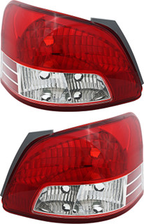 2007-2011 Toyota Yaris Sedan Tail Light Driver Left and Passenger Right Side Base Model Only, Excluding Sport Package