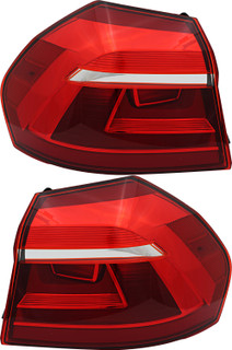 2016 Volkswagen Passat Tail Light Driver Left and Passenger Right Side