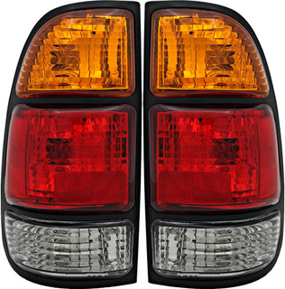 2000-2006 Toyota Tundra Base,Limited,SR5 Tail Light Driver Left and Passenger Right Side Base Model : Fleetside (Standard Bed), 2-Door, Standard Cab Pickup (Regular Cab)