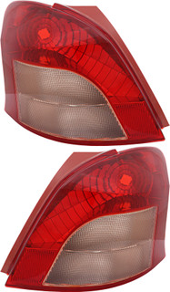2007-2008 Toyota Yaris Hatchback Tail Light Driver Left and Passenger Right Side