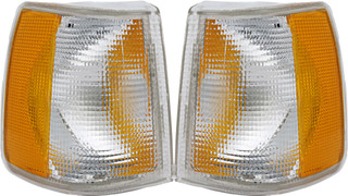 1990-1992 Volvo 740 Parking Light Driver Left and Passenger Right Side Without Fog Light