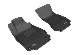 2013-2018 Audi S7 Floor Mats Liners Front Row Kagu Black