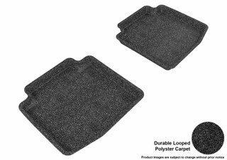 2005-2009 Buick Lacrosse Floor Mats Liners Rear Row Classic Black