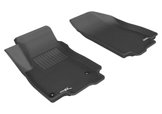 2013-2022 Buick Encore Floor Mats Liners Front Row Kagu Black