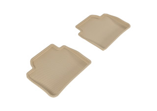 2012-2018 BMW 3 Series Sedan Floor Mats Liners Rear Row Kagu Tan sDrive