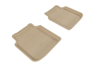 2009-2012 BMW 7 Series Li Floor Mats Liners Rear Row Kagu Tan sDrive