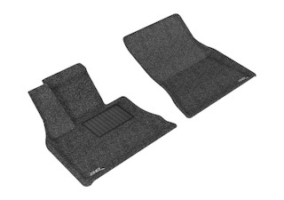 2015-2019 BMW X6 F16 Floor Mats Liners Front Row Classic Black