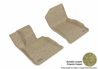 2014-2020 BMW 4 Series Coupe Floor Mats Liners Front Row Classic Tan sDrive