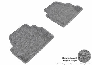 2014-2020 BMW 4 Series Coupe Floor Mats Liners Rear Row Classic Gray