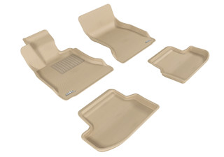2015-2016 BMW 5 Series Sedan Floor Mats Liners Front and Rear Row Kagu Tan sDrive