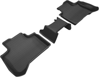 2019-2022 BMW X4 Floor Mats Liners Rear Row Kagu Black