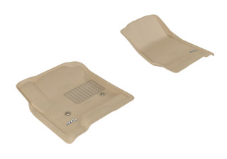 2015-2020 GMC Yukon XL Floor Mats Liners Front Row Kagu Tan