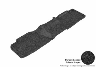 2007-2014 GMC Yukon XL Floor Mats Liners Rear Row Classic Black