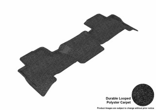 2015-2020 GMC Yukon Floor Mats Liners Rear Row Classic Black 8 Seat