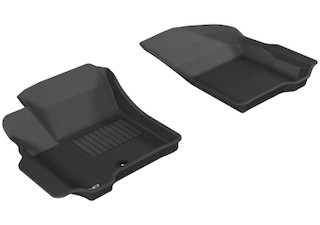 2009-2012 Dodge Journey Floor Mats Liners Front Row Kagu Black